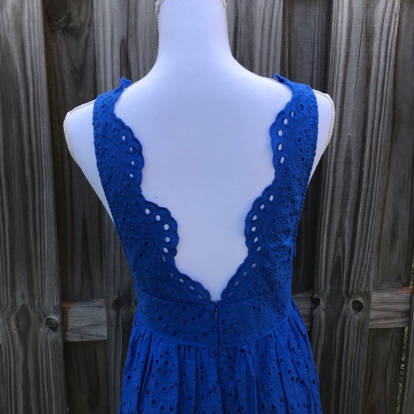 Lulu’s Maxi Blue Dress - Picture 5 of 9